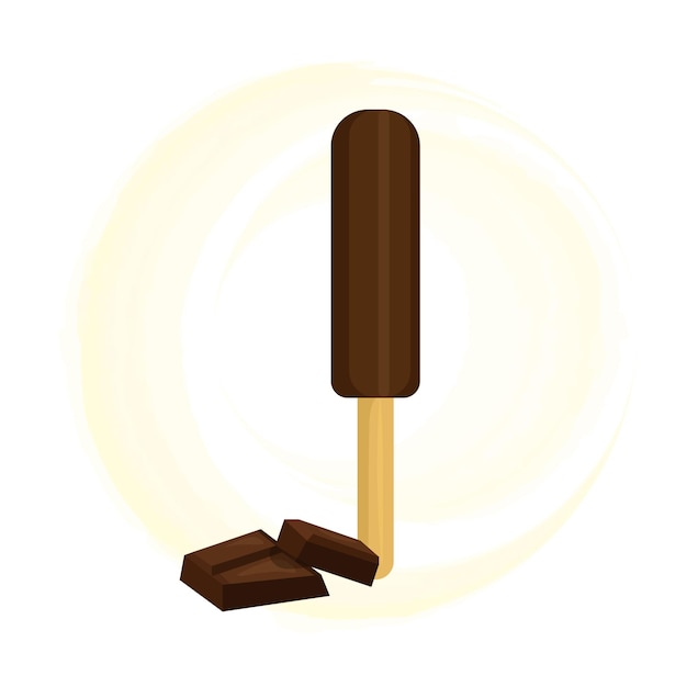 helado de chocolate