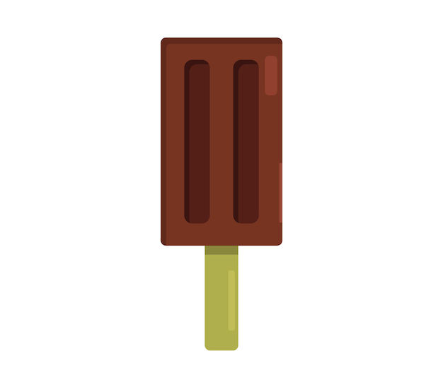 Vector helado ilustrado