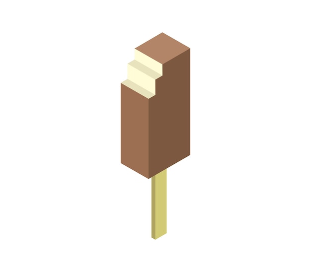 Helado isométrico