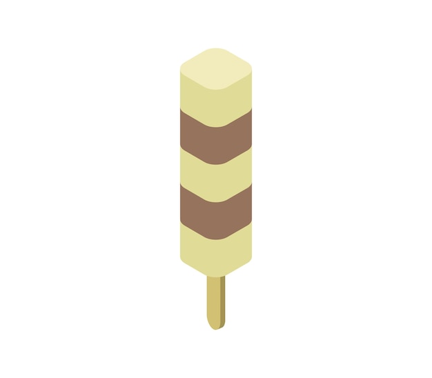 Helado isométrico