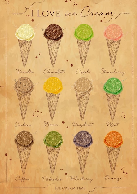 Helado menú kraft