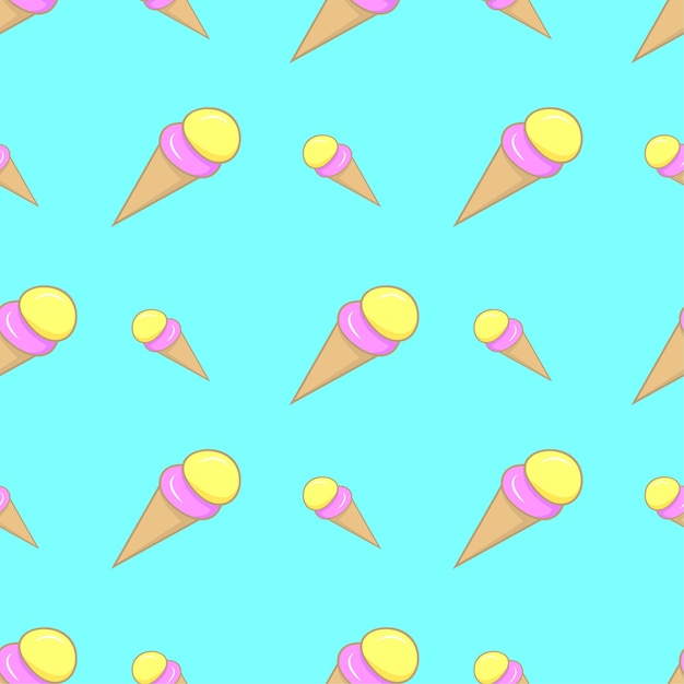 Helado de patrones sin fisuras