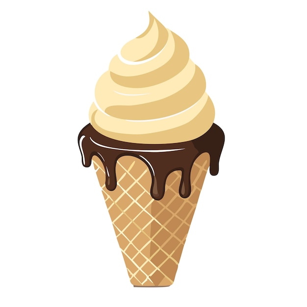 Helado vectorial