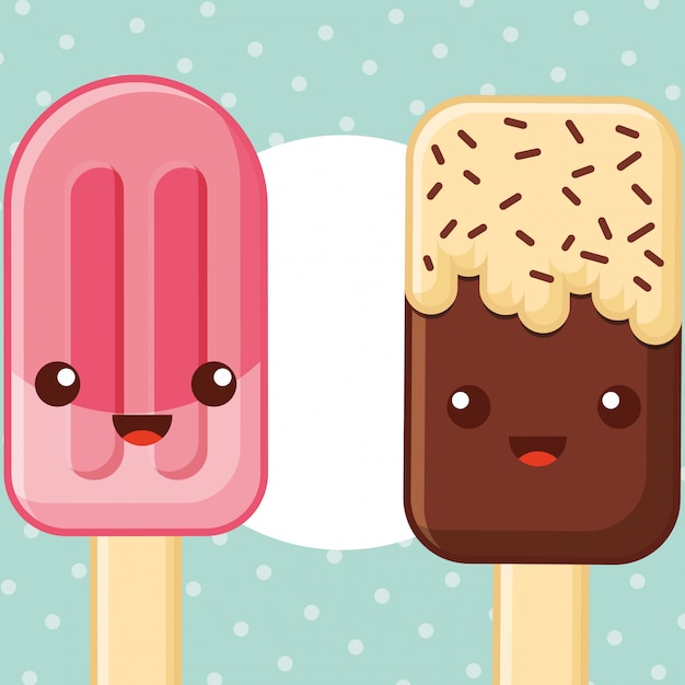 Los helados gritan kawaii