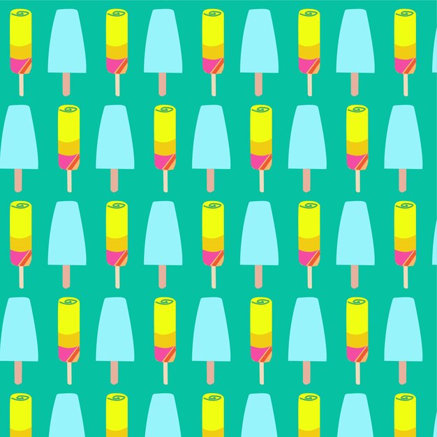 Helados y paletas de fondo transparente