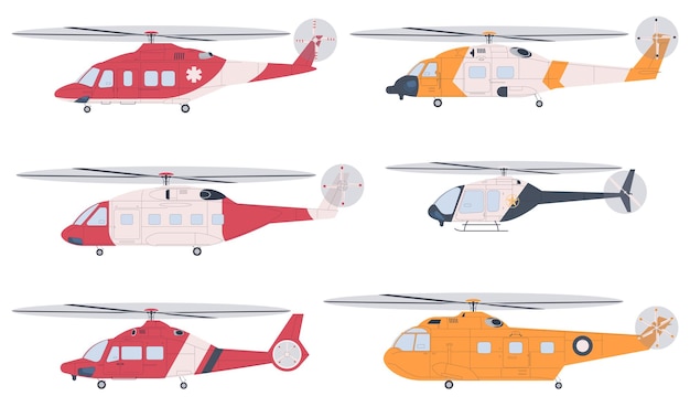 Helicóptero de emergencia Transporte rápido de pacientes en helicóptero Rescate extremo
