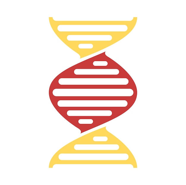 Helix gen adn estructura vector código genético icono