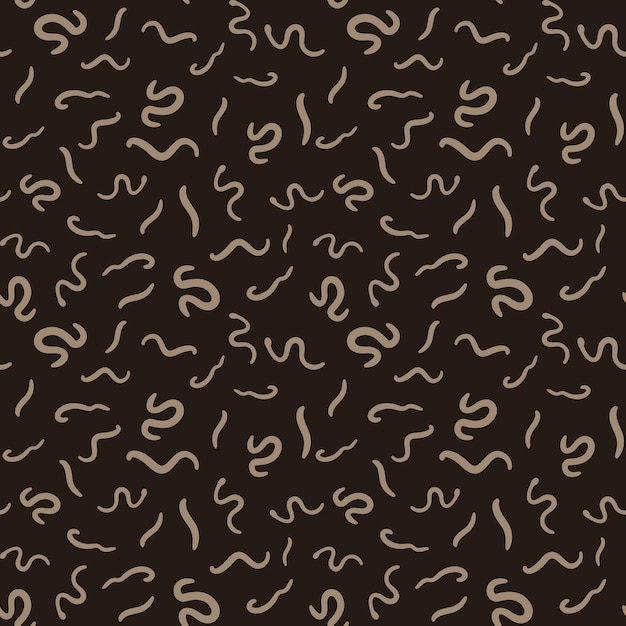 Helmintos Fondo transparente Ascariasis concepto vector patrón marrón