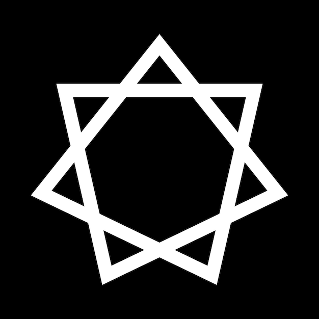 Heptagrama Símbolos satánicos ocultismo medieval sellos mágicos sellos místicos nudos demonios