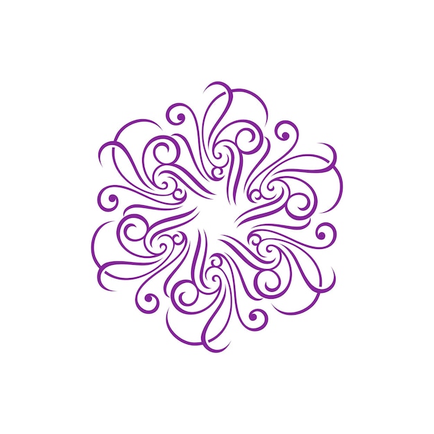 Heráldica Marco ornamental Escudo vectorial Diseño inicial de plantillas de logotipo decorativo Ilustración