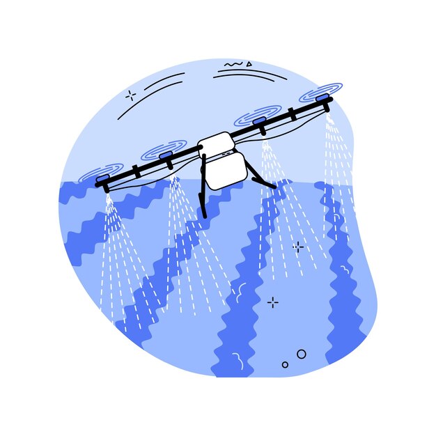 Herbicidas ilustraciones de vectores de dibujos animados aislados