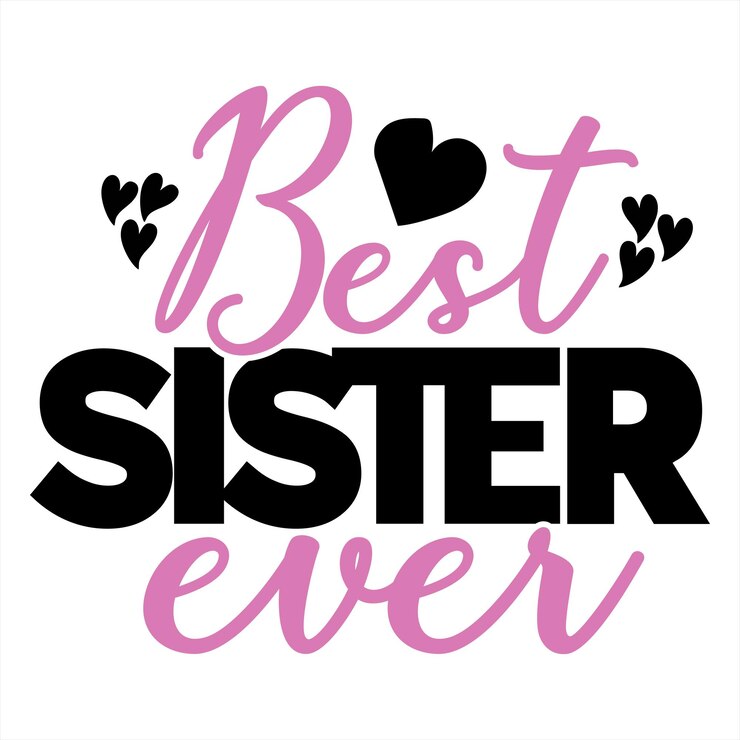 Hermana SVG paquete hermana diseño hermana archivos cortados HERMANA TRETRO