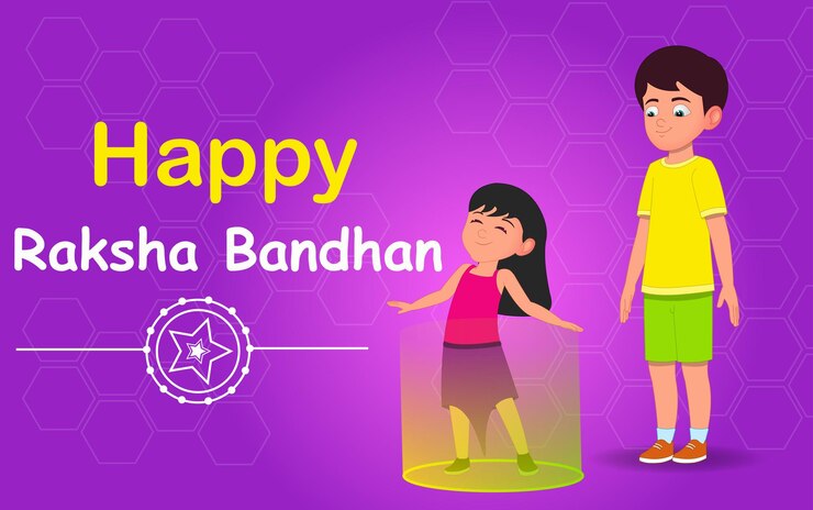 Hermano y hermana de raksha bandhan, feliz raksha bandhan, feliz rakhi