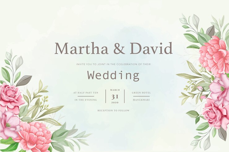 Hermosa boda decorativa floral