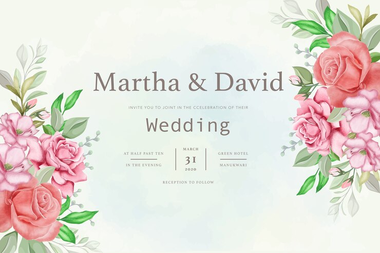Hermosa boda decorativa floral