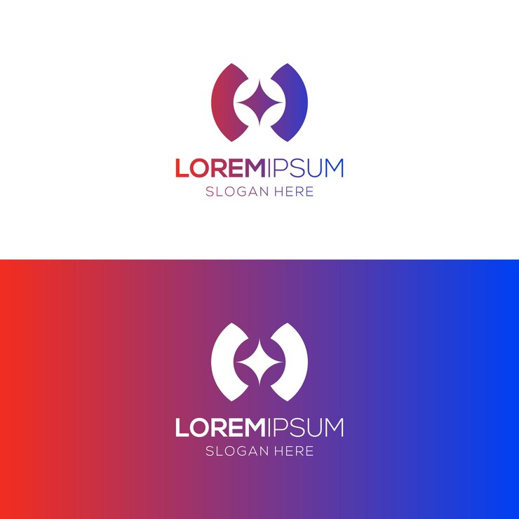 Vector hermosa y elegante plantilla de diseño de logotipo de empresa geométrica