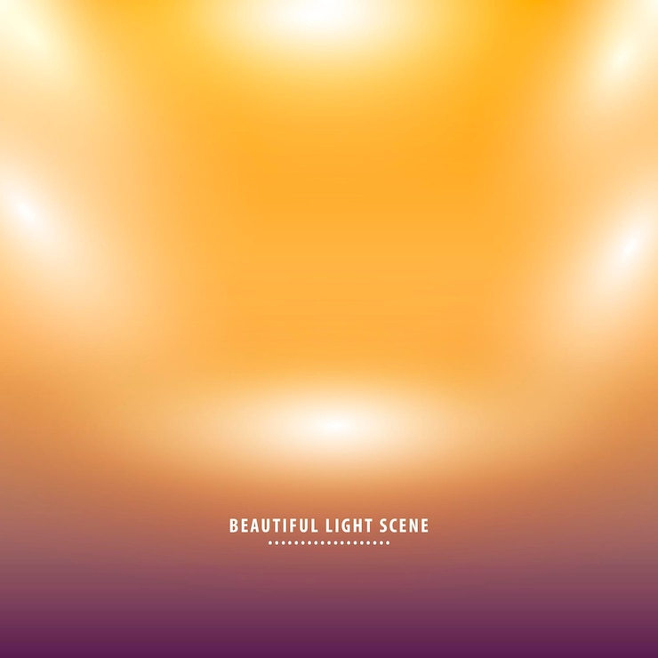 Vector una hermosa escena de luz