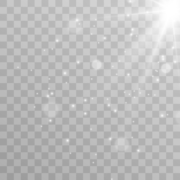 Hermosa estrella brillante. ilustración de un efecto de luz