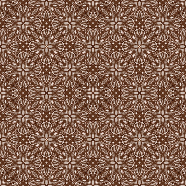 Hermosa flor marrón abstracta y sombreado tela sin costura patrón étnico fondo gráfico decorativo y arte de la moda