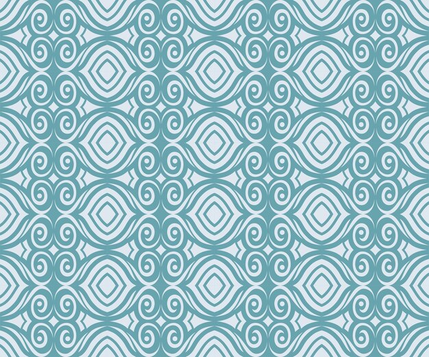 Una hermosa ilustración de patrón elemento de moda textura de fondo multicolor monochore azul