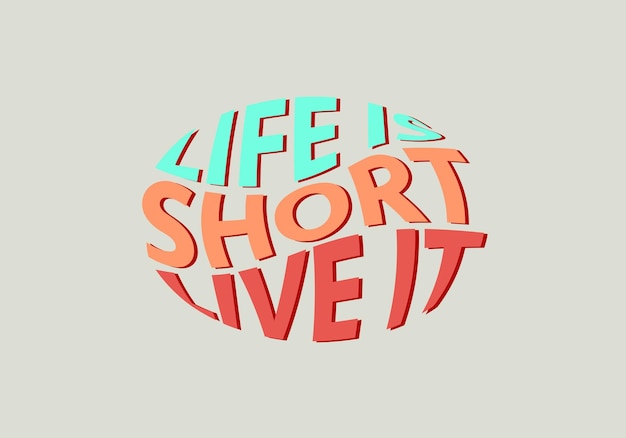 Hermosa ilustración tropical con letras de moda Lindos estampados de verano dibujados a mano