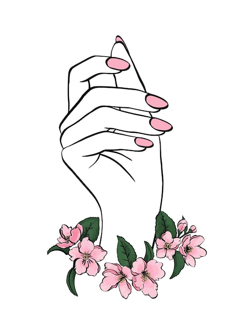 Detalle 29+ imagen dibujos de manicure