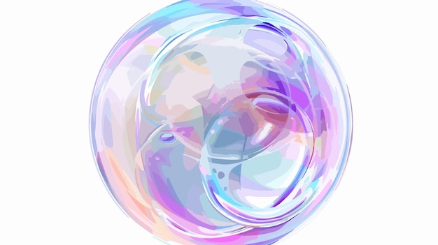 Una hermosa ilustración vectorial transparente