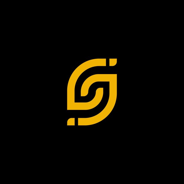 Hermosa letra SS infinito monograma en un estilo muy lujoso y elegante letras circulares elegantes S y S plantilla de logotipo para personalidad de marca de gama alta