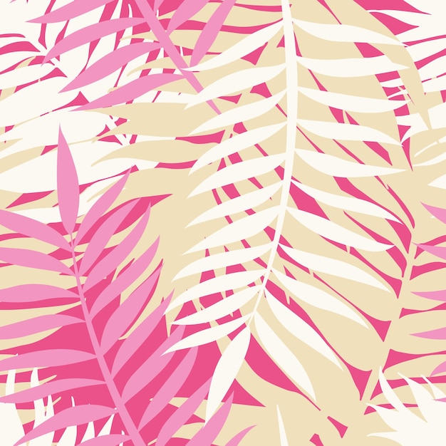 Vector hermosa monstera tropical deja un diseño de patrones sin fisuras. fondo de naturaleza de hojas tropicales.