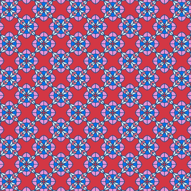 Hermosa plantilla de patrón de flores