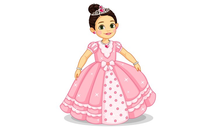 Vector hermosa princesita