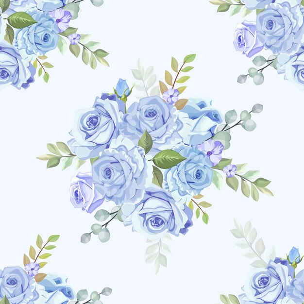 hermosa rosa de patrones sin fisuras para fondo de pantalla