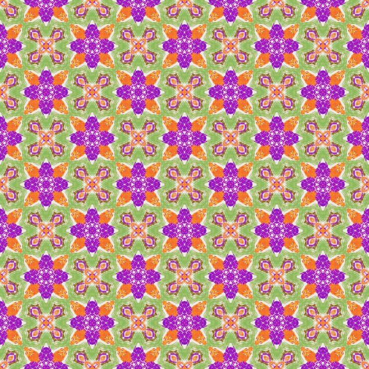 Vector hermosa safavieh flor violeta y verde flor perfecta tela abstracta de fondo
