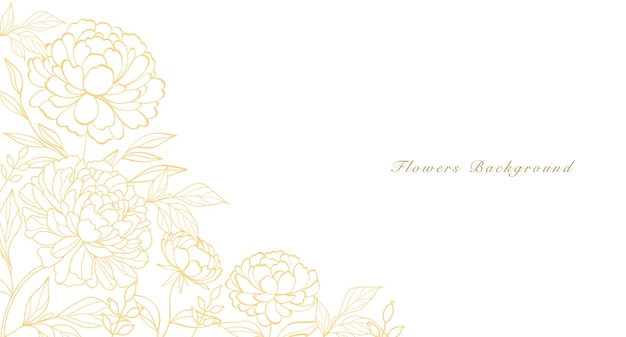 una hermosa tarjeta con flores de fondo con flores