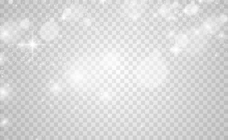 Vector hermosas chispas brillan con una luz especial vector brilla sobre un fondo transparente