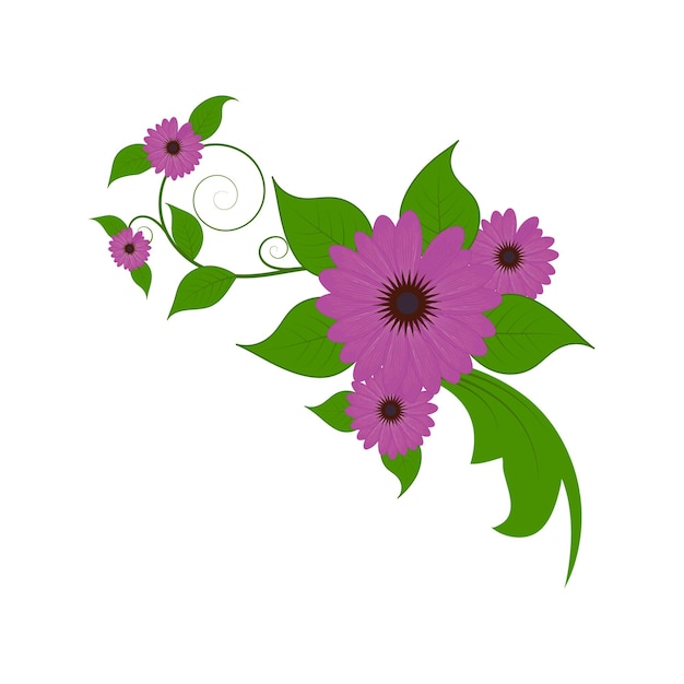 Hermosas flores para el diseño de tarjetas de felicitación e invitaciones de boda cumpleaños Día de San Valentín
