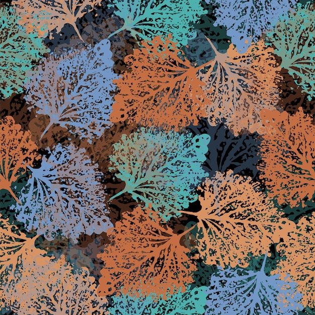Hermosas flores geométricas étnicas de colorido patrón de muestra de hojas de paisley