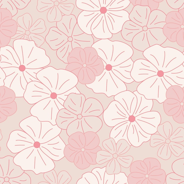 Hermosas flores tropicales y hojas de diseño de patrones sin fisuras Patrón sin fisuras con flores de primavera