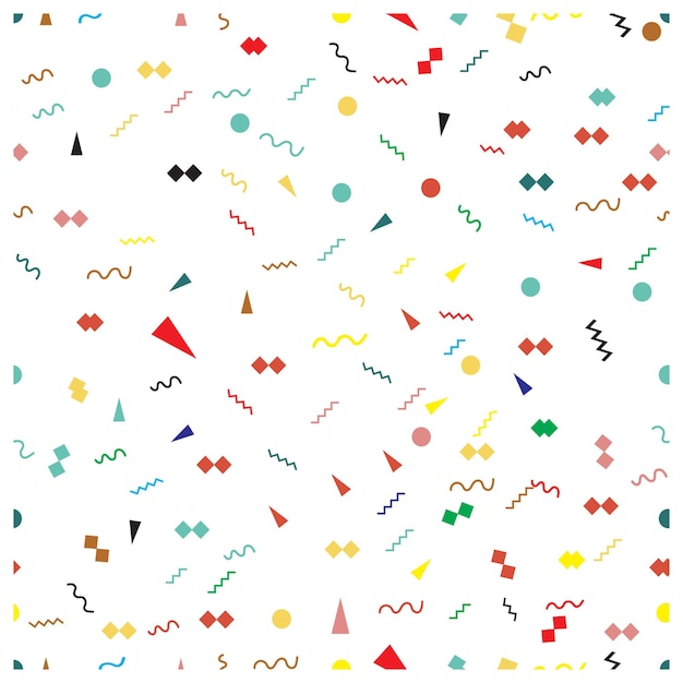 Hermosas formas geométricas abstractas pañuelo de fondo motivo de tipo diferente con textura de color vibrante