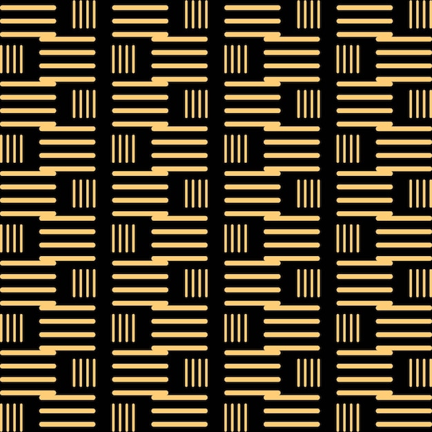 Hermosas líneas geométricas de patrones sin fisuras ilustración vectorial de fondo