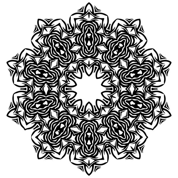 Hermoso archivo de vector de diseño de arte mandala