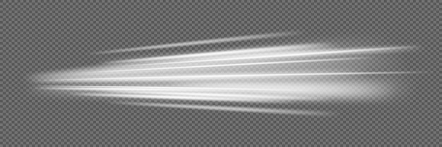 Un hermoso destello de brillo y efectos especiales una línea de velocidad la magia de moverse rápido rayos láser luz de neón