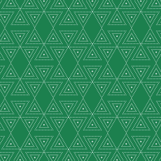 El hermoso diseño de Bandhani verde