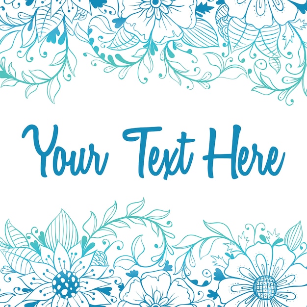 Hermoso diseño floral decorativo con colorido sobre fondo blanco