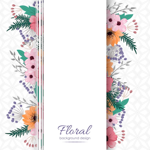 Hermoso diseño floral