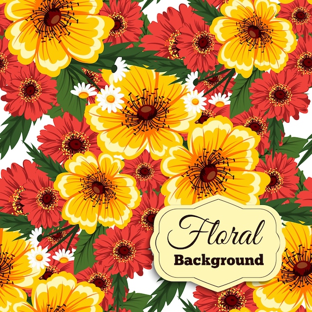 Hermoso diseño floral