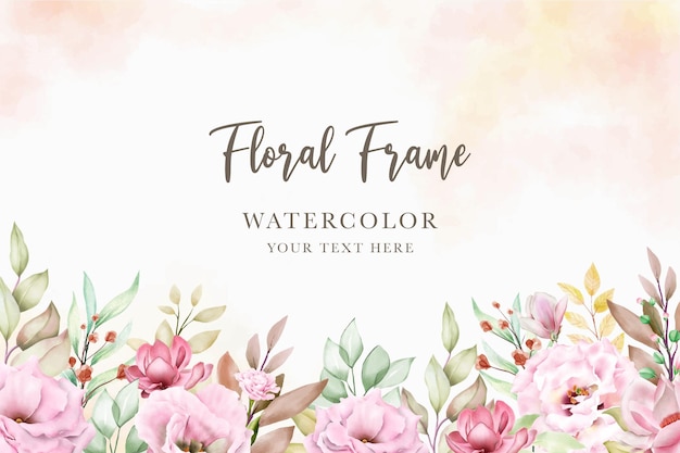 hermoso diseño de fondo floral de verano