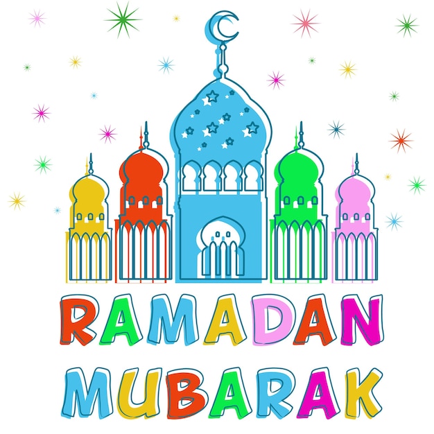 Vector hermoso diseño de fondo islámico tradicional de ramadan kareem