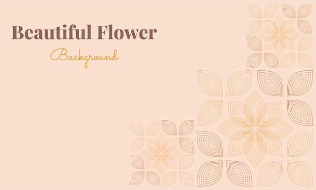 Hermoso diseño de fondo de pétalos de flores