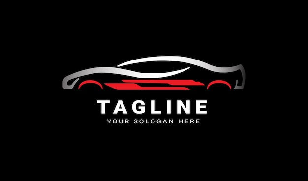 Hermoso diseño del logotipo del servicio de automóviles